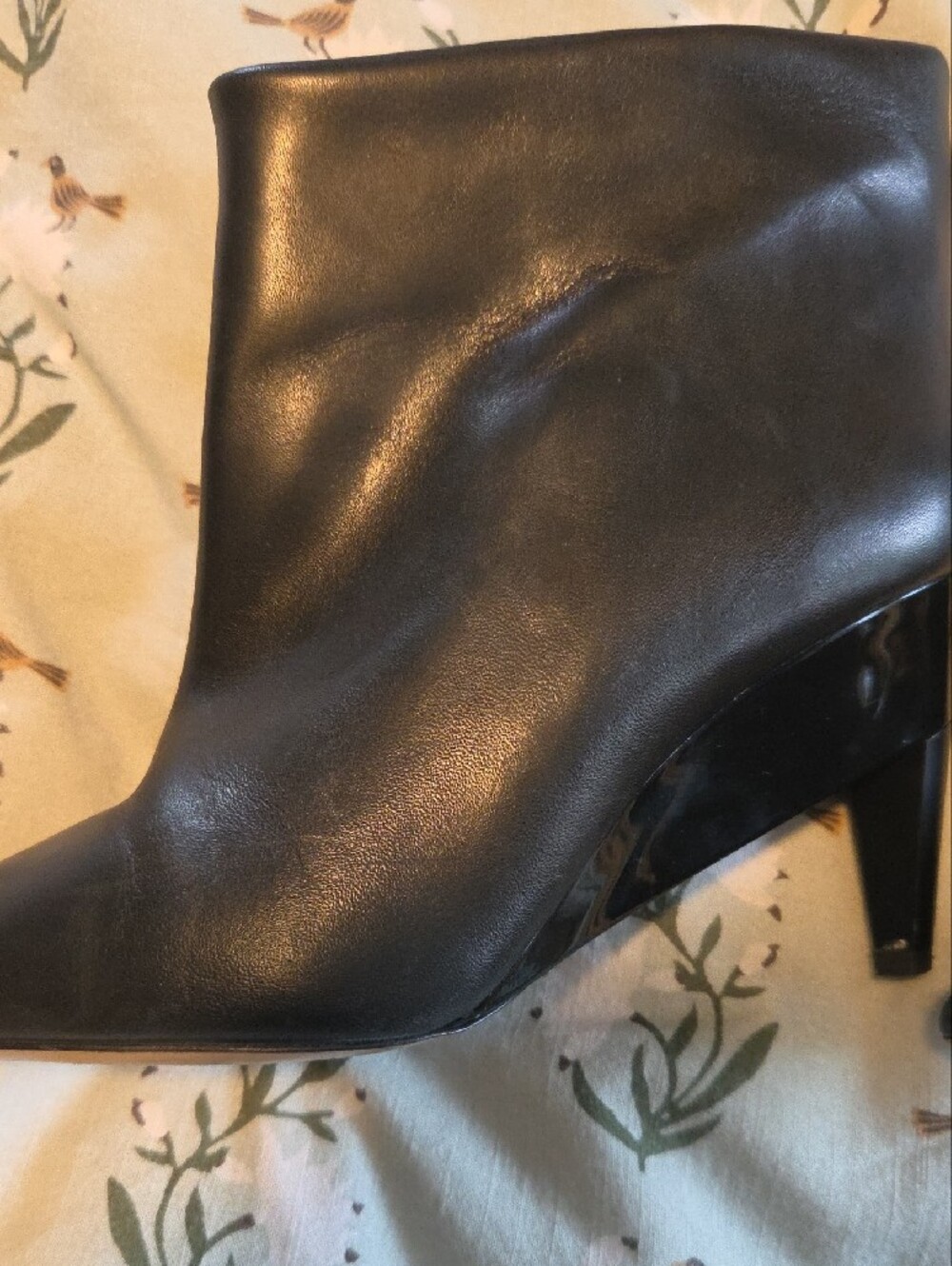 Isabel Marant Black Leather Pointed Ankle Booties - Picture 5 of 11